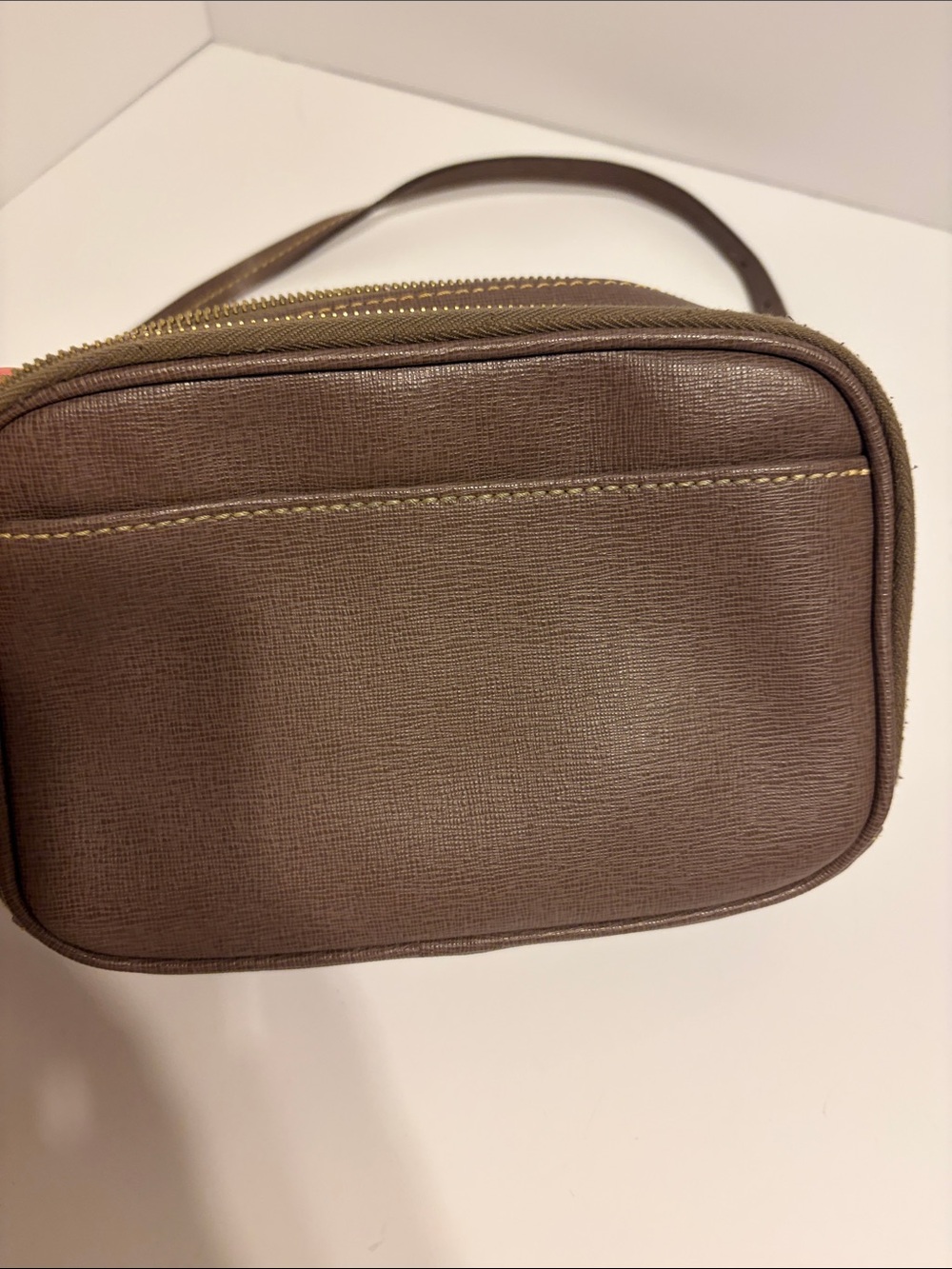 Dooney & Bourke Brown Saffiano Crossbody - Picture 8 of 10
